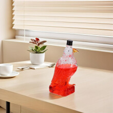 Unieke glazen drankfles van 350 ml met een comfortabele vorm en een elegante uitstraling.