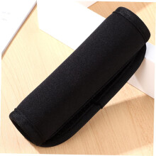 Neopreen bagagehandvatomslag, kofferhandvatbeschermer, gripsleeve, zwarte reistrolleyriem