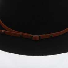 Retro platte pet met brede rand, fedora-hoed, design voor heren en dames, geschikt voor diverse gelegenheden.