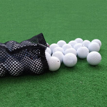 Golfbalnet tas van nylon met opbergvak en trekkoord, grote capaciteit