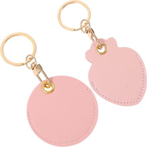 2St PU Rfid Key Tag Bag Praktisch Sleutelhanger