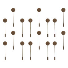 20St Duurzame Metalen Broche Basis Tray Voor Zelfgemaakte Spelden