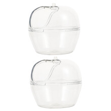 2St Plastic Hamster Badkamer, Geschikt Syrische Hamsters