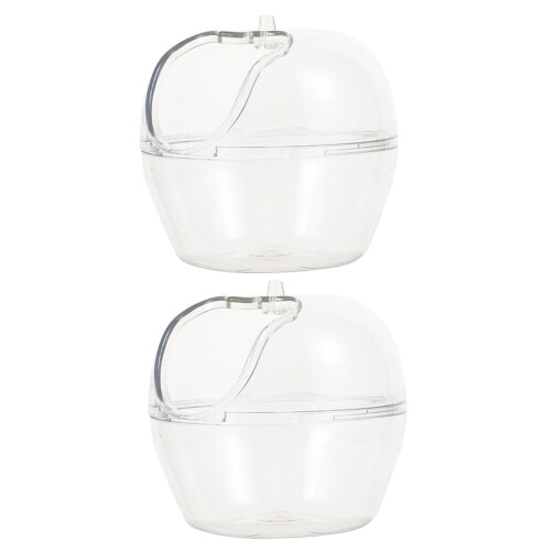 2St Plastic Hamster Badkamer, Geschikt Syrische Hamsters
