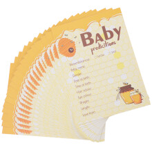 20St Gele Babyvoorspelling Kaarten Voor Baby Shower En Gender Reveal