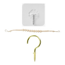 Stevige Gordijnhouders in Khaki Voor Raamdecoratie