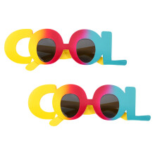 2St ABS Cool Letter Bril Foto Props En Hawaii Party Accessoire
