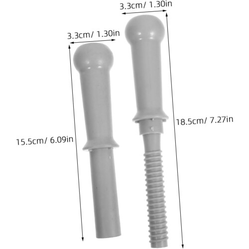 Plastic Threaded Replacement Handle for Rocking Resistant Grip Thread Design Compatible 1