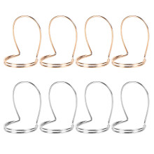 8St Metalen Gitaar Vingertips Picks Set Duim En Ring