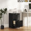 Homcom Filing Cabinet, File Cabinet with 2 Lockable Drawers and Hanging Rails 1