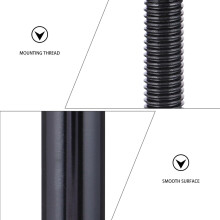 3-inch verlengstuk voor handmatige versnellingspook M10X1.25 zwart, compatibel met auto-handgreephendelknop
