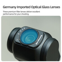 Filtro Magnetico per Pocket 4 con Rivestimento , Lente Nera Antinebbia, Lente Anti-Inquinamento Luminoso per Pocket 3, Filtro