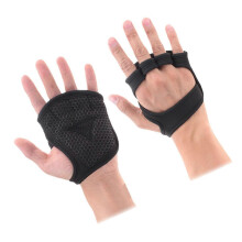 Vægtløftningshandsker Neopren Halvfinger Træningshandsker til Pull-ups, Svedtæt, Justerbar Størrelse, Holdbart Design