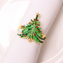 12St Metalen Servet Ringen Xmas Kerst Party Decoratie