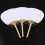 30 Stks/Partij Bruiloft Witte Paddle Fan voor Bruiloft Decoratie 9