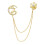 1Corsage Goudkleurige Elk Broche Kleding 1