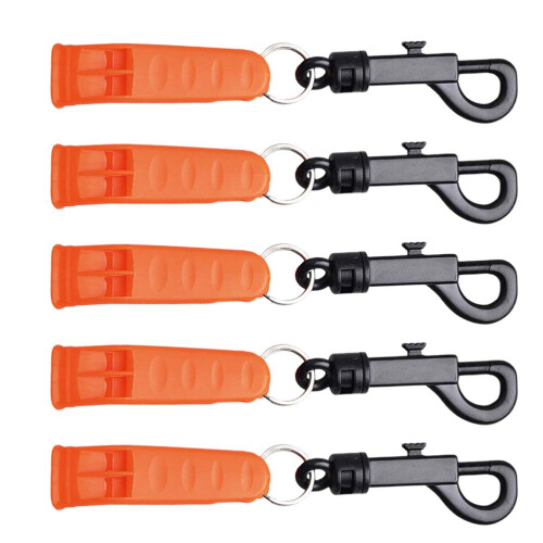 10St Veiligheidsfluit Camping Lichtgewicht Met Sleutelhanger