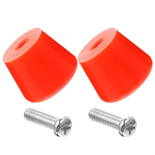 1Set Roller Skates Remblokken PU Stopper Rood Accessoire