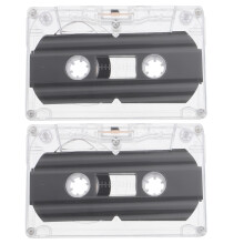 2St Cassettebandjes Voor Opname 30 Min Transparant