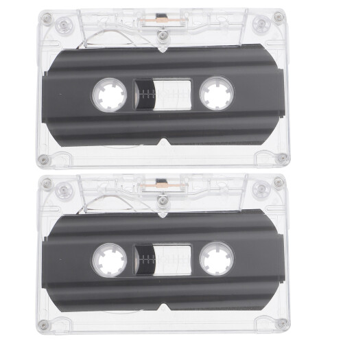2St Cassettebandjes Voor Opname 30 Min Transparant