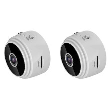 cámaras inalámbricas para exteriores con forma de casita para pájaros, con cámara de 720p, visión nocturna y conexión wifi (color blanc
