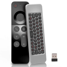 Compatible con el teclado inalámbrico WECHIP W3 2.4G 3 en 1, control por voz y control remoto de ratón aéreo.