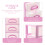 1X Roze Desktop Lade Organizer, Meerdere Opbergbak, Plastic 5