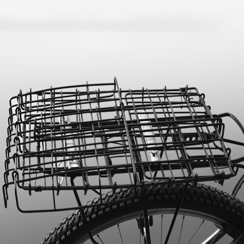 Evige Achterste Fietsmand Van Staal Inklapbaar Zwart 2