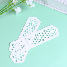 10 stuks hittebestendige permanentplaten voor kappers, een essentieel salonhulpmiddel met hittebescherming voor kappers en haaraccessoires.