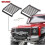 Μεταλλικό κάλυμμα προβολέα AJRC 2 τεμαχίων TRX4 Defender, μάσκα καλύμματος προβολέα 1