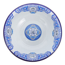 Stevige Emaille Soup Basin Met Vintage Design
