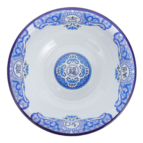 Stevige Emaille Soup Basin Met Vintage Design
