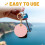 2St PU Rfid Key Tag Bag Praktisch Sleutelhanger 5