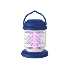 (Blue) USB Powered UV Mosquito Killer Lamp For Home And Commercial Use, Wall Mounted/Tabletop Bug Zapper Kills Mosquitoes, Flies, Fruit