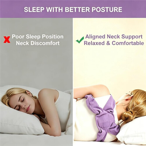 Posture Corrector for Sleeping Upper Back and Shoulder Alignment Brace with Soft Support Pad for Men and Women 2