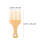 3St Bamboe Kam Lichtbruin Comfortabele Haar Styling 2