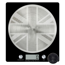 Salter 1036 UJBKDR Electronic Kitchen Scale - Digital Weigh Scale, Union Jack De