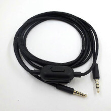 méteres cserekábel, amely kompatibilis a Logitech G Pro/G Pro X/G433/G233 készülékekkel - 3,5 mm-es audiokábel beépített némítással és