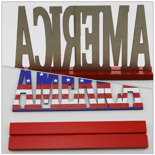 1X Independence Day Display Voor Tafeldecor En 2