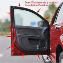 4pcs Door Frame Weatherstrip for 06-11 4DR Sllence Opening Seal 72315-SVA-A01 72355SVAA01ZA 72310-SNE-A01
