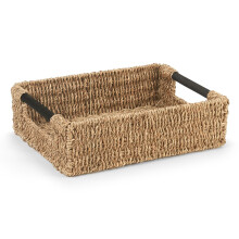 Woodluv Storage Baskets, Storage Baskets for Shelves, Nesting Storage Box Organiser | Shelf Hamper Organiser for Bathroom, Bedroom, Kitchen & Home Of