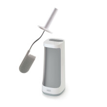Joseph Joseph Flex Plus - Smart Hygienic Silicone Toilet Brush with Storage Bay