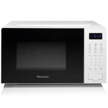 Hisense 700 Watts 20 Litre White Digital Solo Microwave Oven H20MOWS4UK Automati