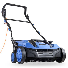 Hyundai 1600W 15'' 38cm Artificial Grass Sweeper Multi-use Brush 45 Litre Collec