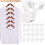 HOUSE DAY Space Saving Hangers 20 Pack, Smart Hangers for Clothes, White 1