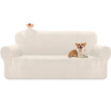 Granbest Premium Thicken Plush Velvet Sofa Cover High Stretch Couch Cover Super