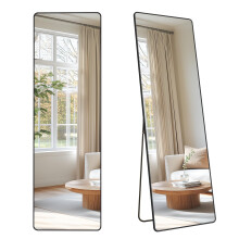 SONGMICS Full Length Mirror, 160 x 50 cm, Rectangle Full Body Mirror with Stand,