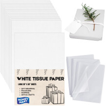 HOMEY MART White Tissue Paper, 20x30 Inches, Large Bulk Acid Free Tissue MG 17GS