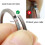 Titanium Key Ring, Quick Release Side-Pushing Ring, Super  Key Organizer, Outer Diameter 30MM, 5PCS 5