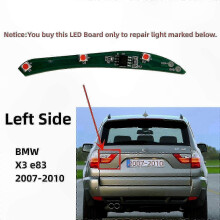 Compatible with BMW X3 E83 LCI 2006 to 2010 LED taillight repair kit, replacement of internal and external taillight circuit boards